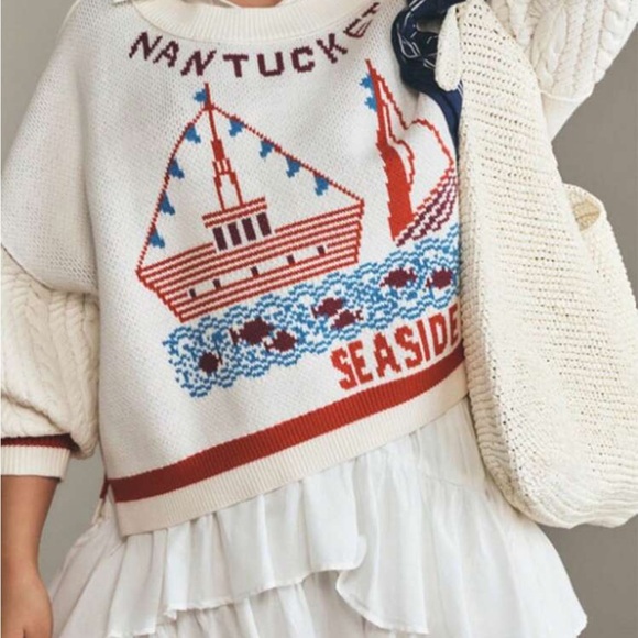 posh chronicles Sweaters - Autumn in Posh C 🍁 | Euro Style The Massachusetts Seaside Sweater